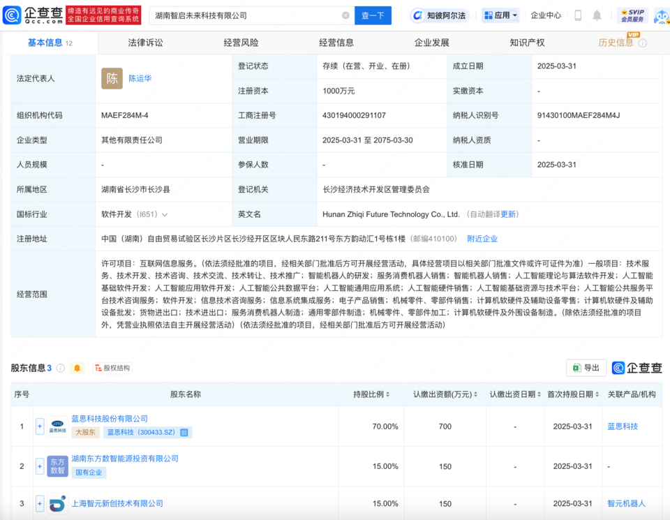 人工智能新節點 智元機器人攜藍思科技布局湖南“智啟未來”